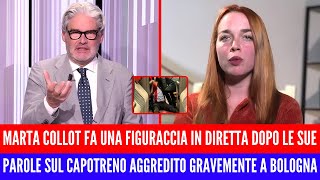 PAOLO DEL DEBBIO E IL PUBBLICO RIMANGONO SENZA PAROLE DOPO IL COMMENTO DI MARTA COLLOT [upl. by Hanser]