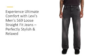 Experience Ultimate Comfort with Levis Mens 569 Loose Straight Fit Jeans – Perfectly Stylish [upl. by Ained777]