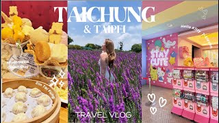 TAICHUNG amp TAIWAN TRAVEL VLOG 🇹🇼  Taichung DayTour Taipei 101 Hello Kitty 7Eleven Din Tai Fung [upl. by Zelda]