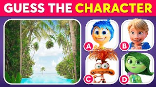 Guess the INSIDE OUT 2 Characters by ILLUSION 🧐👀 Squint Your Eyes  Monkey Quiz [upl. by Sholom]