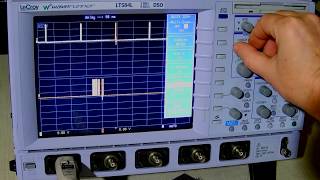 Lecroy LT584L oscilloscope demo [upl. by Culver]