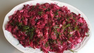 Rote Beete Salat Konkurrenzlos LeckerRezept zum selber machen [upl. by Assylem]