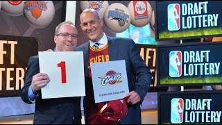 The Cavaliers Win the 2014 NBA Draft Lottery [upl. by Kred]