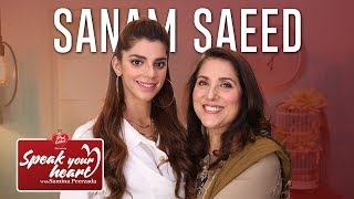 Sanam Saeed Shares Her Life Story  Speak Your Heart With Samina Peerzada  Part I [upl. by Esorbma]