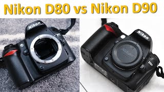 CCD vs CMOS  Test 2  Nikon D80 vs D90 [upl. by Nemrak]