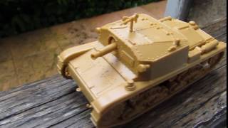 172 ITALERI model 7519 Semovente M40 Da 7518 [upl. by Inaja378]