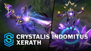 Crystalis Indomitus Xerath Skin Spotlight  PreRelease  PBE Preview  League of Legends [upl. by Tove]