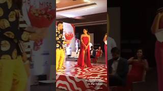 Helly shah at event in Pune 🍒♥️ hellyshah mrmissinternatinol2024 ytshorts riddhima trending [upl. by Meeharb]