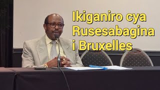 Ikiganiro cya Paul Rusesabagina i Bruxelles  Politiki yikiwaniUbuzima muri Gereza zo mu Rwanda [upl. by Enrika4]