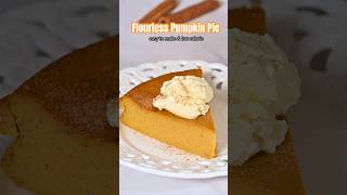 This Crustless Pumpkin Pie is the perfect fall dessert 🍂 pumpkinseason [upl. by Konrad421]