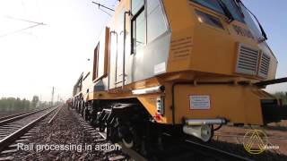 LINSINGER Rail Milling Train SF03 FFS [upl. by Araht]