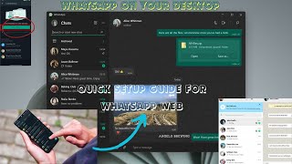 WhatsApp on Your Desktop Quick Setup Guide for WhatsApp Web [upl. by Delmer]