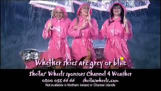 Sheilas Wheels  Channel 4 Weather sponsorship  Rain 2008 [upl. by Ancilin]