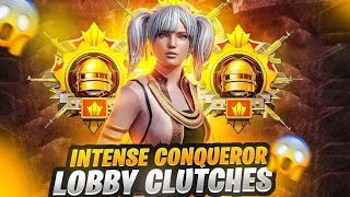 😱best clutches conqueror lobby 😱gaming viralvideo trending youtube [upl. by Pool]