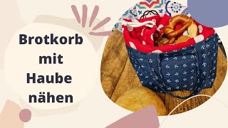 Brotkorb mit Henkel  Tutorial  nähen  Camping [upl. by Sylvie]