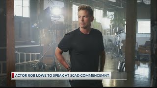 Rob Lowe to deliver SCAD’s 2024 commencement address [upl. by Oslec]