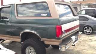 20120918 96 Ford Bronco [upl. by Aikem674]