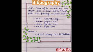 How to Write a Bibliography [upl. by Gazo]