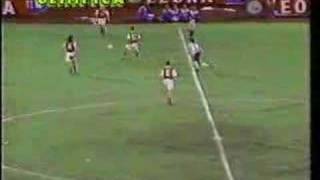 Junior de Barranquilla gol de Montecinos cotra Santa Fe 1995 [upl. by Yahska]