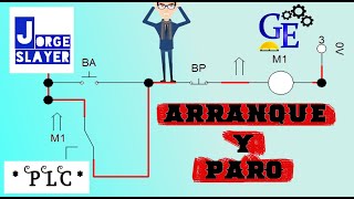 PLC quot12quot ARRANQUE Y PARO CON ENCLAVE quotfluidsim festoquot [upl. by Granny]