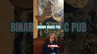 Tutti sotto il Cappello Parlante al Binario Magic Pub harrypotter magic magic Pub pizza [upl. by Baese]