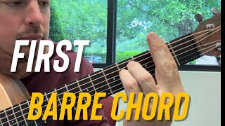 Learn Your First Barre Chord [upl. by Treblig]