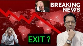 MARKET CRASH  😔 কেনো  🤔কি করা উচিত 😔 EXIT Hold or Buy [upl. by Tatiania]