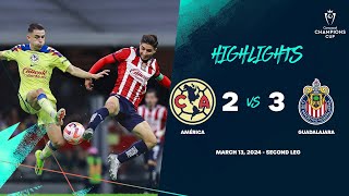 Champions Cup  América 23 Guadalajara  Round of 16 ConcaChampions 2024 [upl. by Annayr]