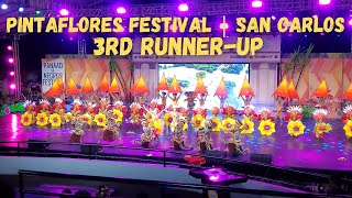 PINTAFLORES FESTIVAL  SAN CARLOS CITY  3RD RUNNERUP  PANAAD 2023 FESTIVAL DANCE COMPETITION [upl. by Haras464]