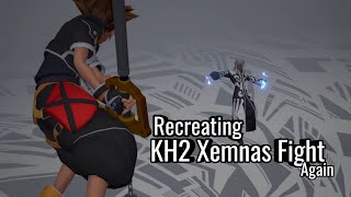 Recreating KH2 Final Xemnas Fight  KH2 Voicelines amp background materials Kingdom Hearts 3 [upl. by Adeys]