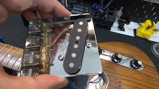 Bacchus Telecaster Bridge Microphonic problem [upl. by Baillie]