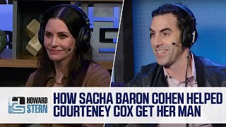 How Courteney Cox Met Her Man With Ed Sheeran amp Sacha Baron Cohen’s Help [upl. by Fairley]