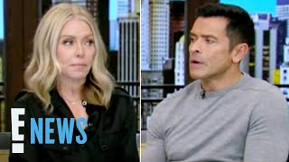 Kelly Ripa Discusses Getting A “Gray Divorce” With Mark Consuelos On Air  E News [upl. by Airotahs]