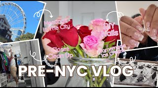 NYC Prep Vlog Nails Packing Meetings Cleaning Etc [upl. by Iphagenia]