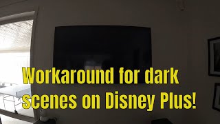 How to fix Dark Scenes on Disney Plus on Smart TV [upl. by Ylrehs972]