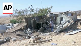 Home demolitions and settler attacks plunge West Bank village into crisis [upl. by Hadwyn]