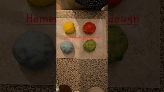 Homemade playdough homemade crafts baking beginner shorts [upl. by Eenaej834]