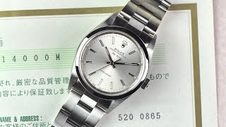 Rolex Oyster Perpetual AirKing ref 14000M Y serial [upl. by Aeiram]