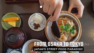 From Osaka to Tokyo Japans Street Food Paradise [upl. by Neemsay]