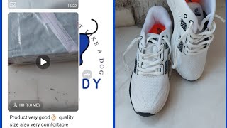 customer unboxing and reviewing new balance shoes buy from mfbuddy  mfbuddy shoes review [upl. by Ulyram]