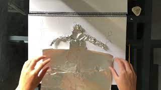 Sculpture Alberto Giacometti and Tinfoil activity [upl. by Trautman785]