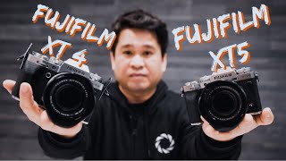 FUJIFILM XT4 vs FUJIFILM XT5 [upl. by Notrom675]