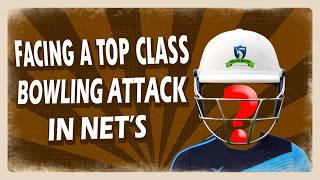 Facing A Top Class Bowling Attack in Nets  Fast Bowling Attack [upl. by Milks]