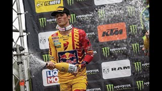 Jorge Prado interview  his Lommel MXGP podium leading the MXGP series and Jett Lawrence [upl. by Tompkins]