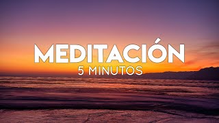 Meditación guiada 5 MINUTOS ✨ MINDFULNESS 👐 [upl. by Radburn]