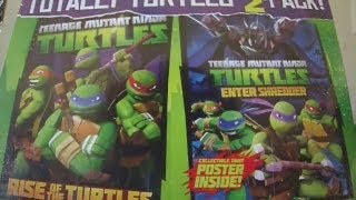 Unboxing TMNT 2012 Double DVD pack  Enter Shredder amp Rise of the Turtles [upl. by Trebo]