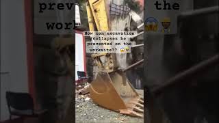 Massive wall collapses on worksite jjsafetyllc safetyfirst safetyfails [upl. by Aynnat228]