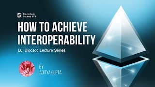 L6  Blockchain Interoperability  by Aditya  BlocSoc Lecture Series [upl. by Jameson512]