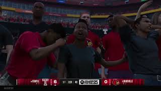 EA Sports College Football 25 Dynasty Mode  Big East Championship with Temple [upl. by Kesley]