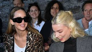 Jennifer Lawrence attends Christian Dior Cruise show at Drummond Castle in Crieff Scotlan [upl. by Jilleen]